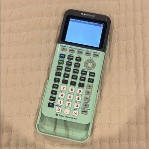 Texas Instruments TI-84 Plus CE in Mint Green